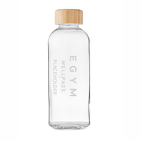 FRISIAN Trinkflasche Glas 650ml transparent mit Co-Branding