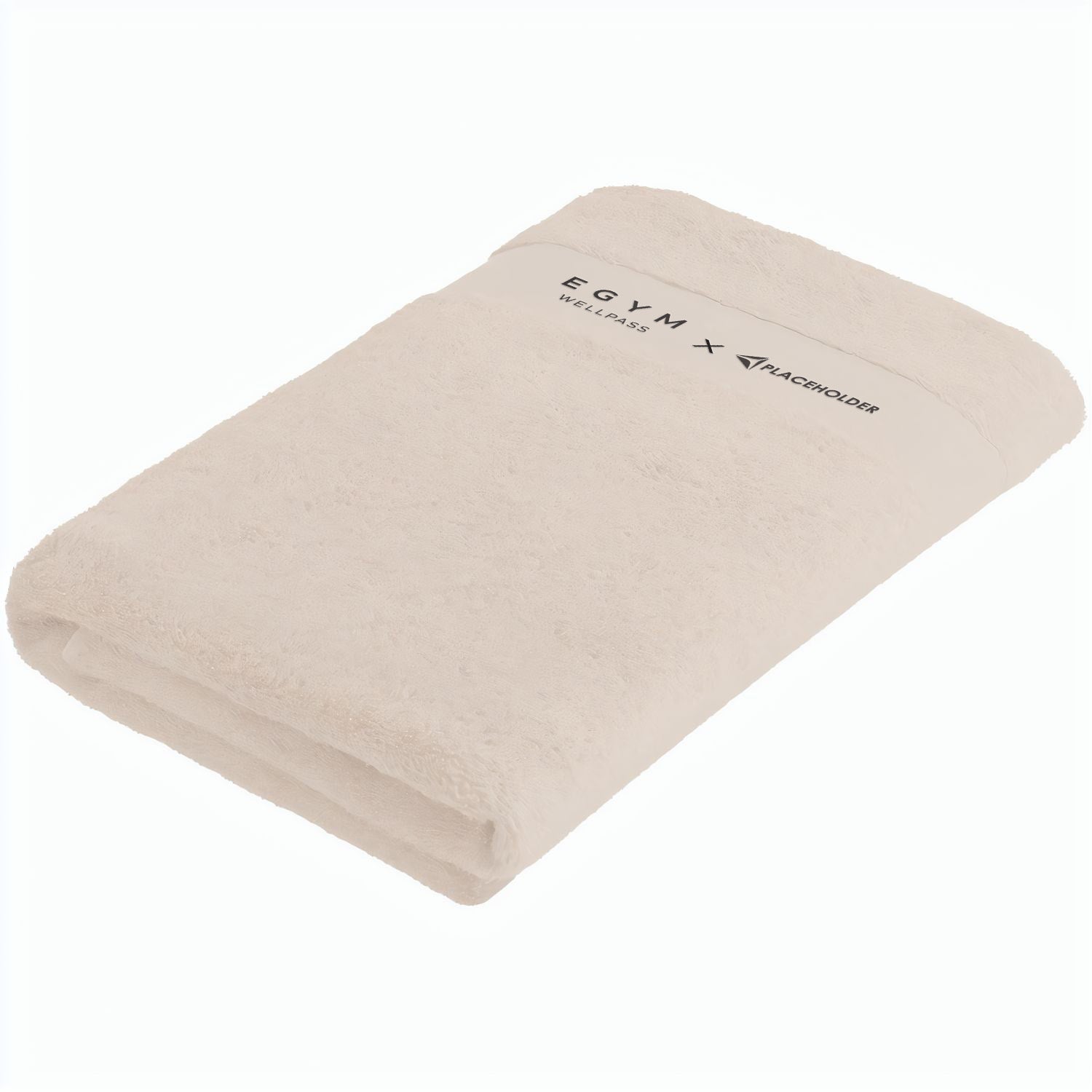 Sophie Muval Handtuch 100x50 cm, 450 gr/m² beige mit Co-Branding