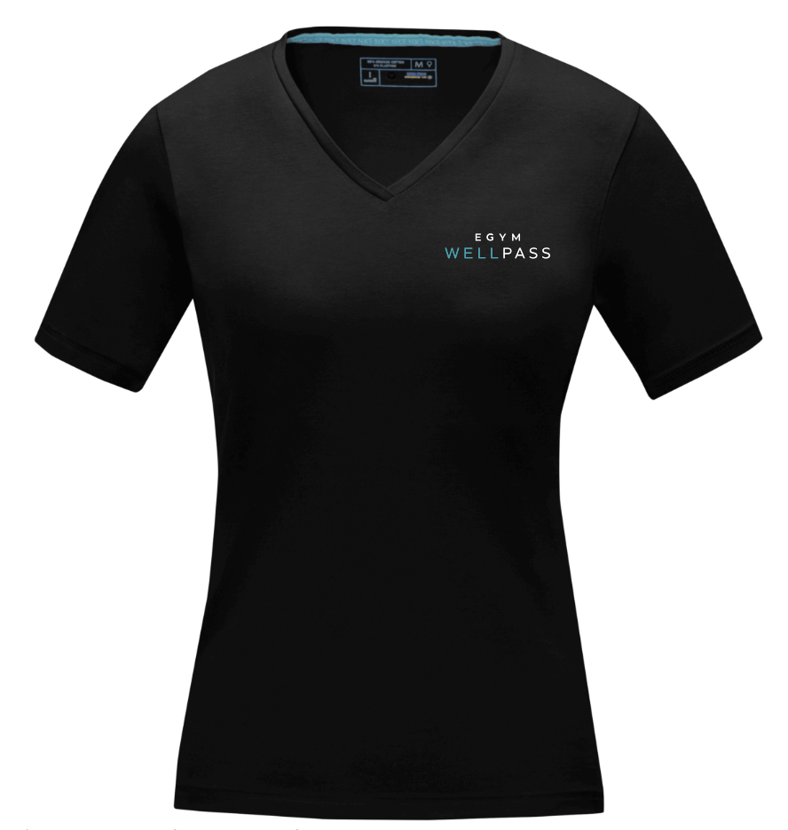 Wellpass Sportshirt Damen V-Ausschnitt