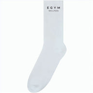 Sportsocken mit Druckfläche weiß